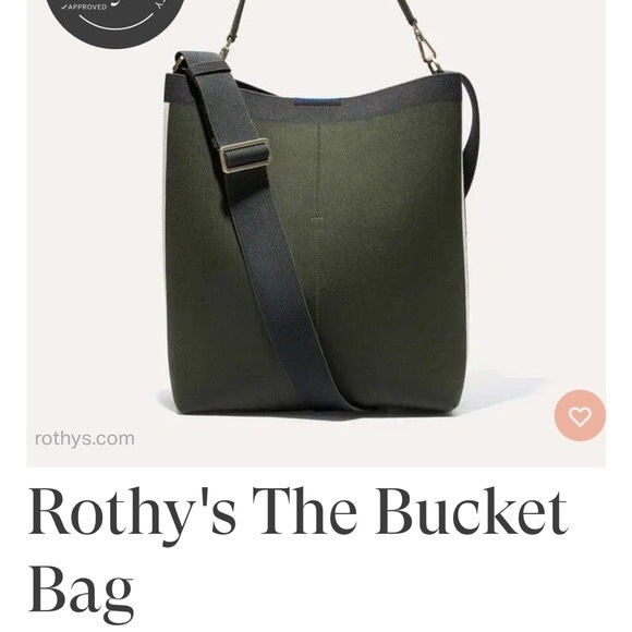 Rothy's Handbags - Rothy's large forest green Bucket Bag